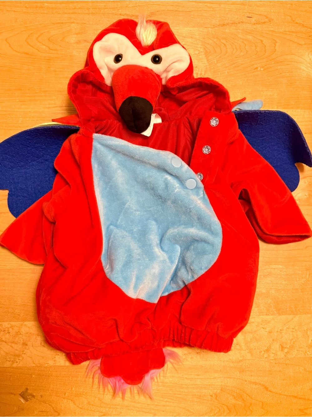 Target Kids Red and Blue Parrot Costume
